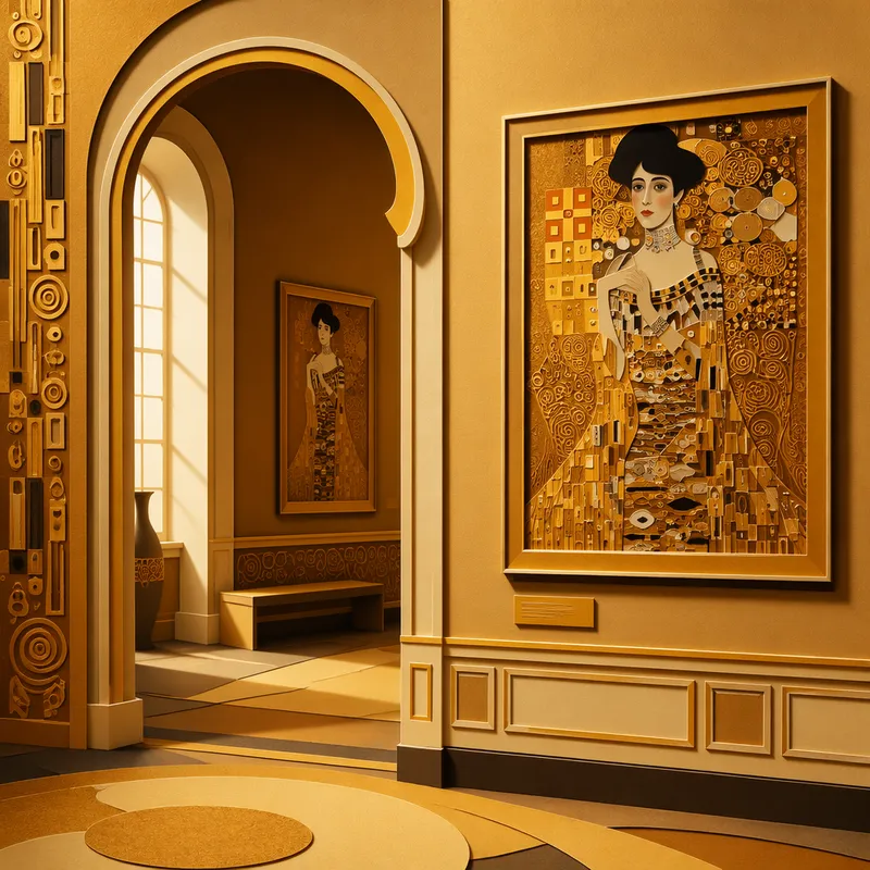 Museon galleriatila ja tyylikäs arkkitehtuuri
