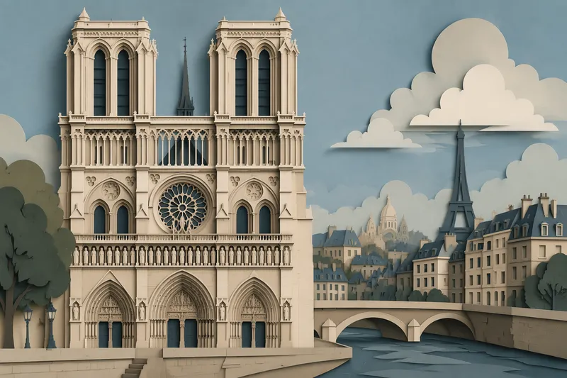 Notre-Damen katedraali Pariisissa Notre-Damen katedraali Pariisissa