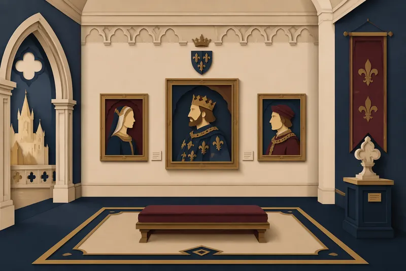 Louvren museon rauhallinen taidegalleria