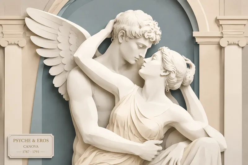 Antonio Canovan Psyke ja Eros -marmoriveistos Antonio Canovan Psyke ja Eros -marmoriveistos