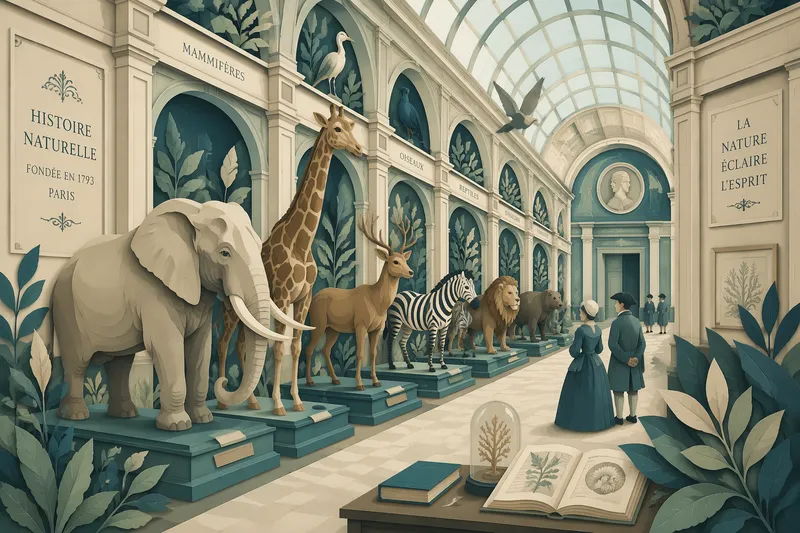 Ranskan luonnonhistorian museon suuri evoluutiogalleria